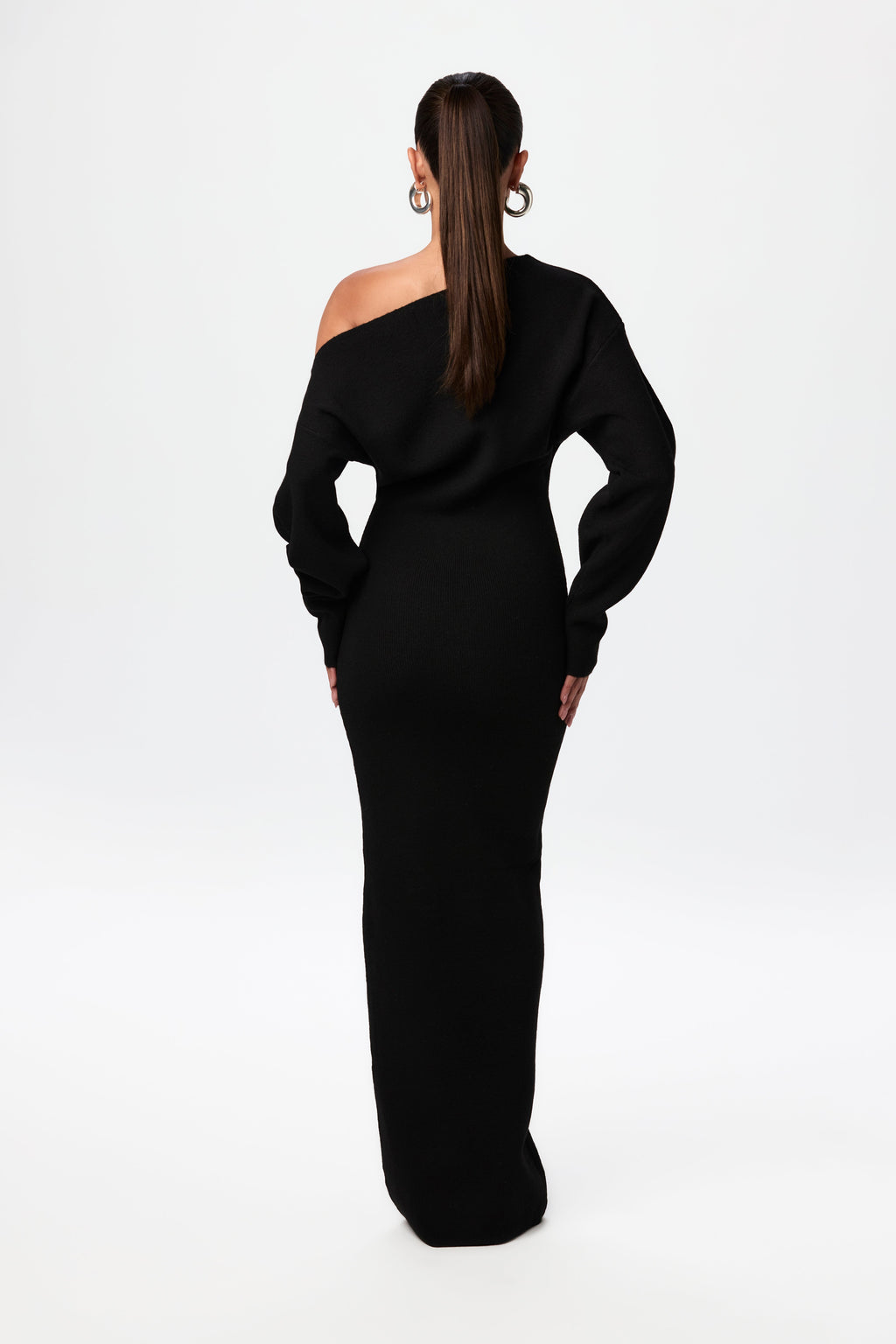 Kimmie Knit Off-Shoulder Sweater Maxi Dress