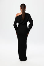 Kimmie Knit Off-Shoulder Sweater Maxi Dress