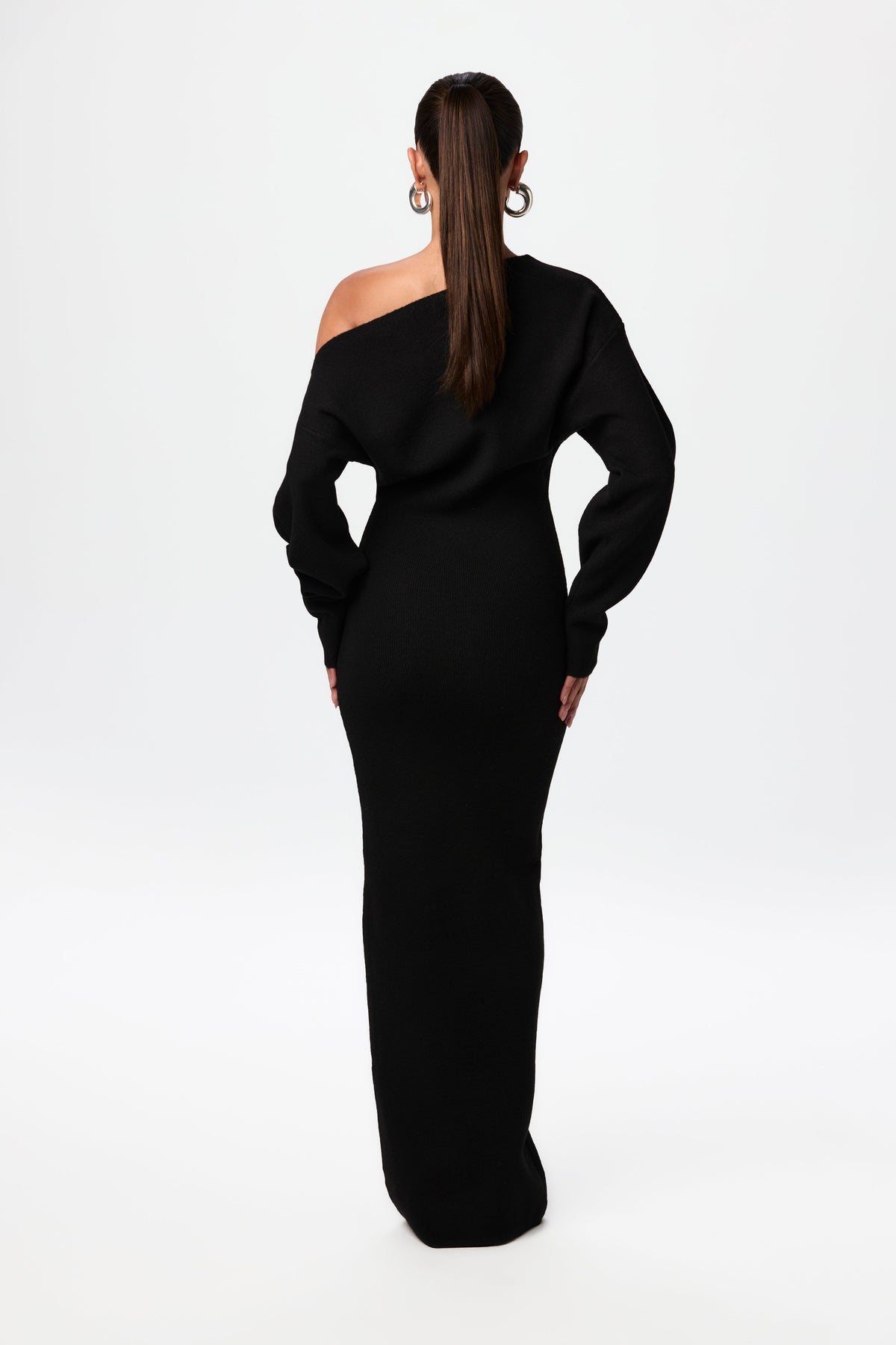 Kimmie Knit Off-Shoulder Sweater Maxi Dress