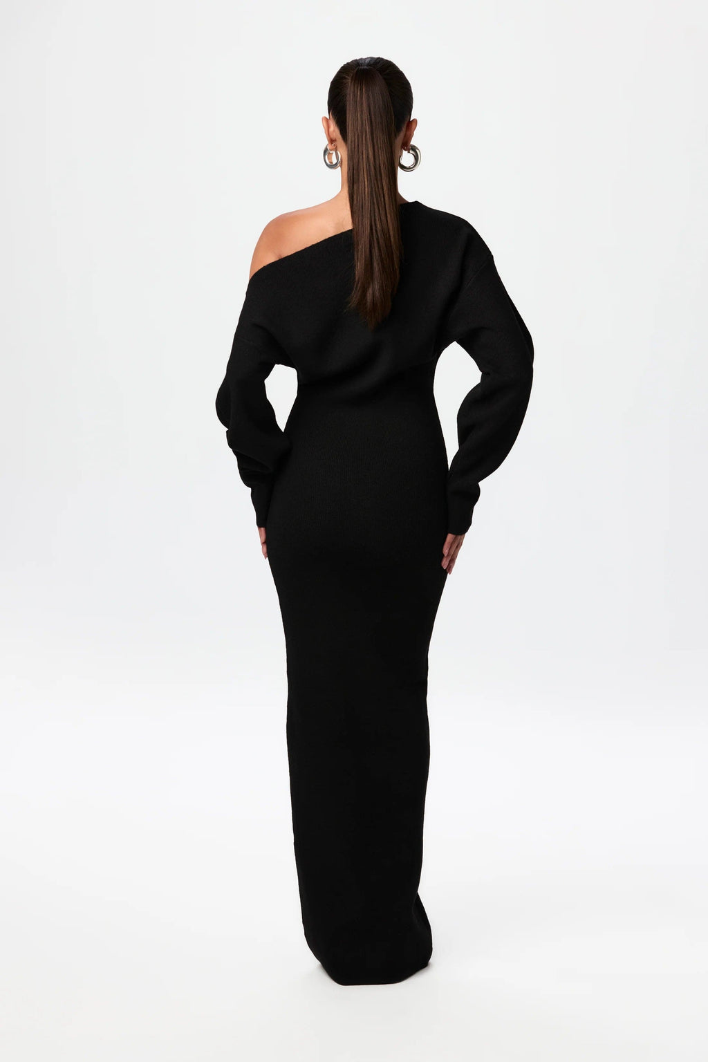 Serena Knit Off-Shoulder Sweater Maxi Dress