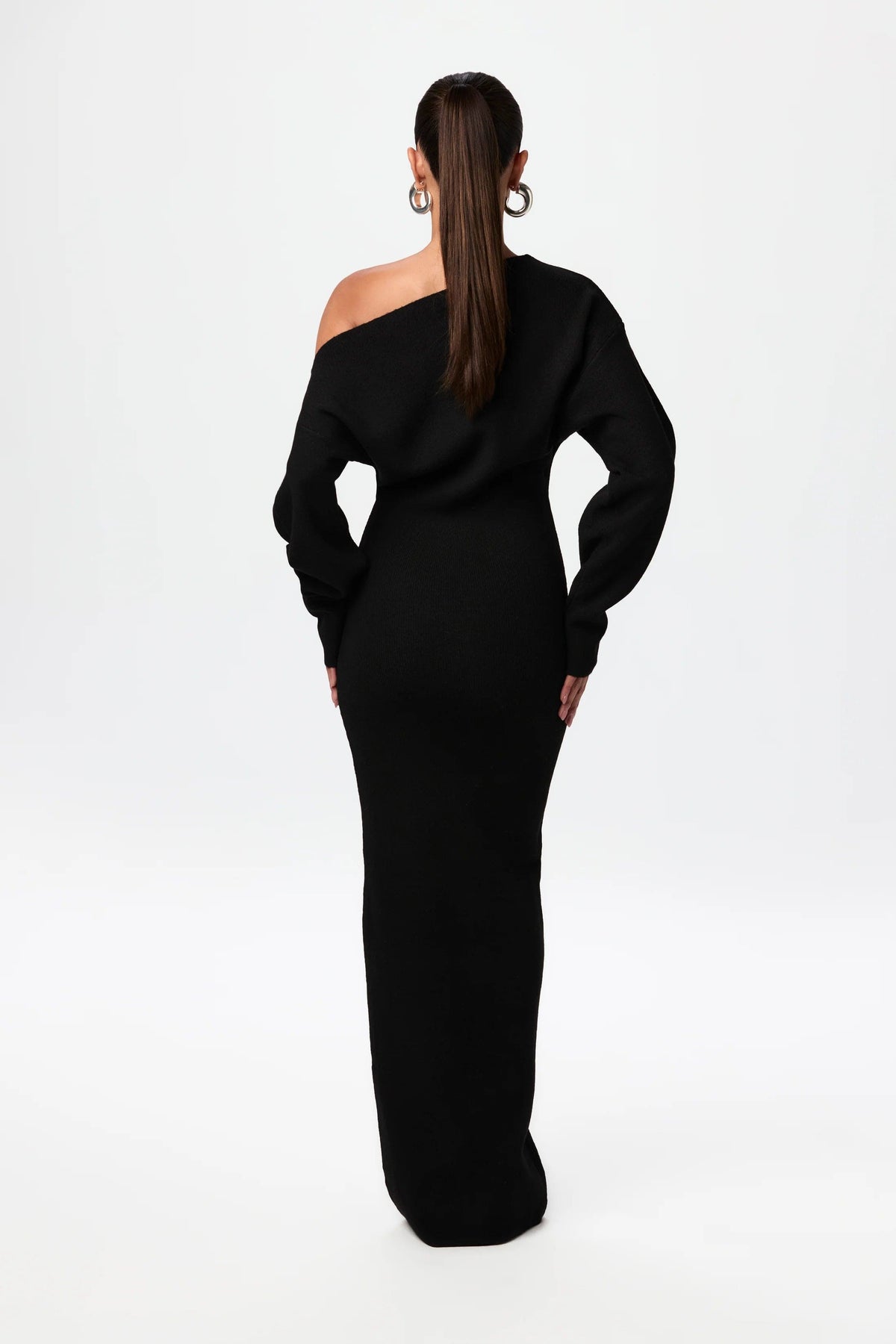Serena Knit Off-Shoulder Sweater Maxi Dress