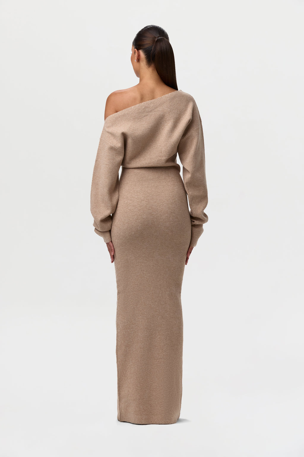 Serena Knit Off-Shoulder Sweater Maxi Dress