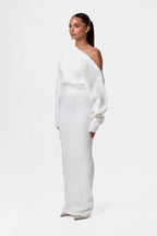 Serena Knit Off-Shoulder Sweater Maxi Dress