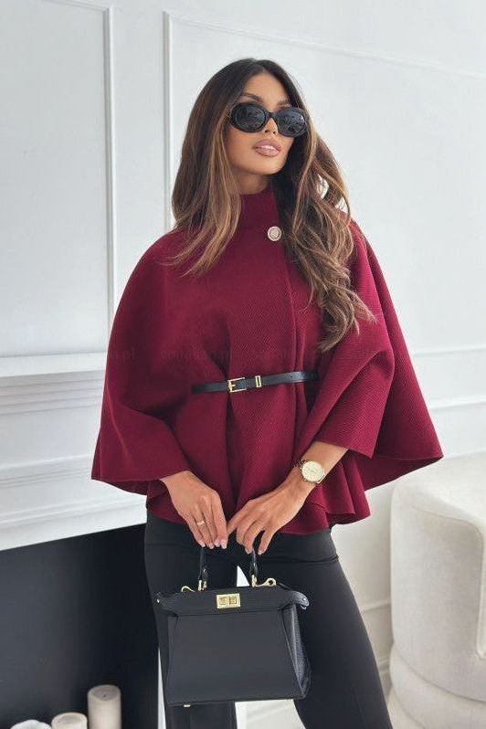 Maria Cape Belt Coat