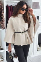 Maria Cape Belt Coat