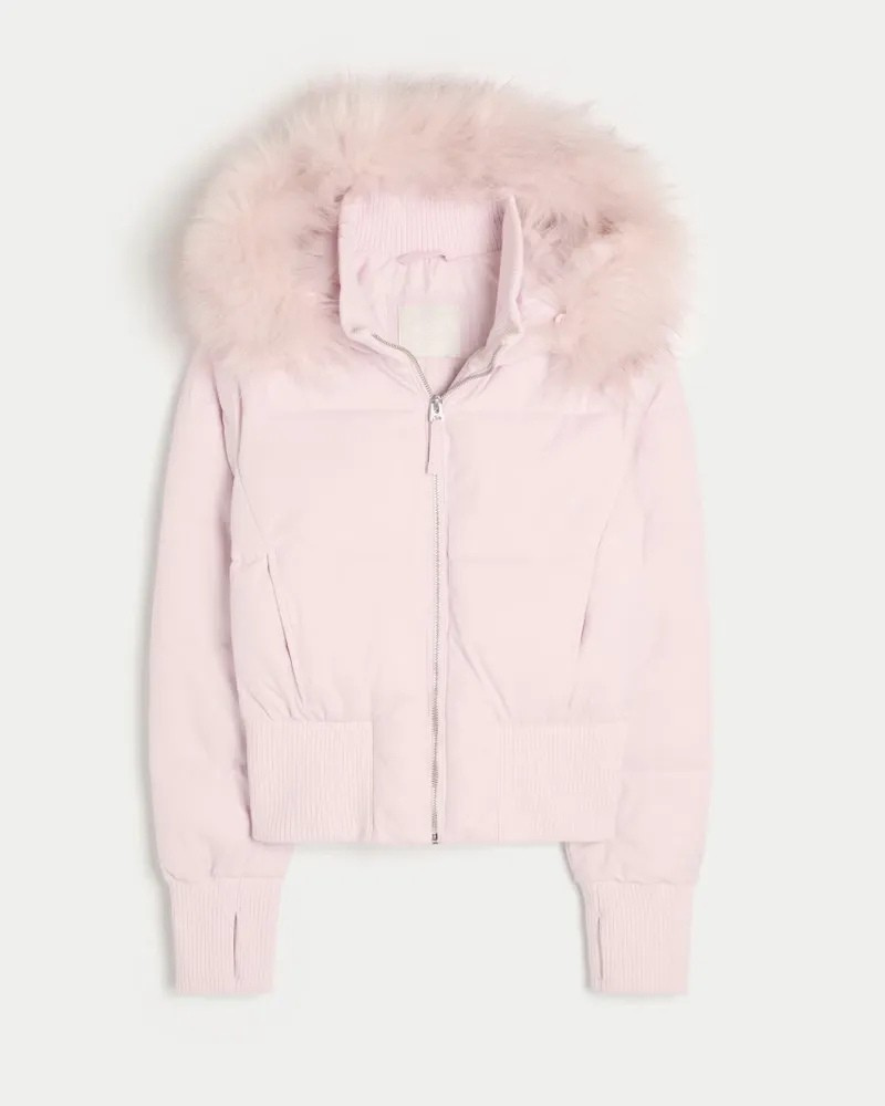Anisa Faux Fur Bomber Jacket