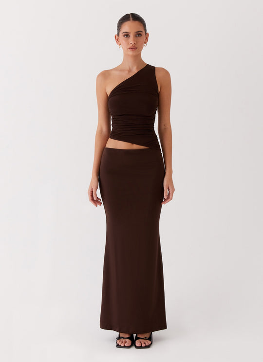 Leniora One Shoulder Maxi Dress