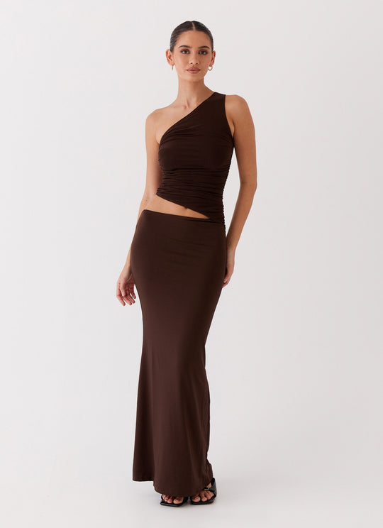 Leniora One Shoulder Maxi Dress