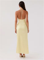 Lola Satin Lace Dress