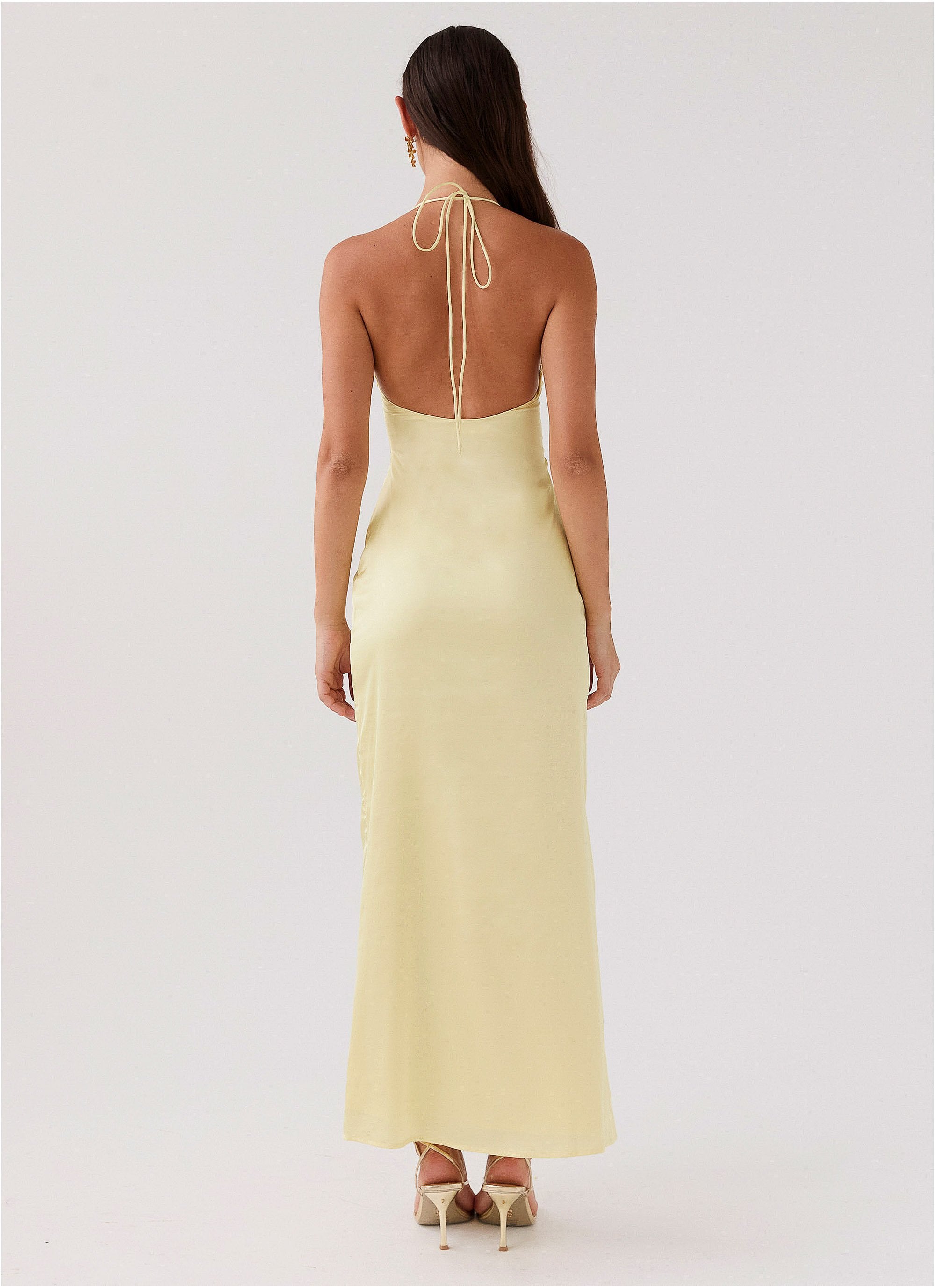 Lola Satin Lace Dress