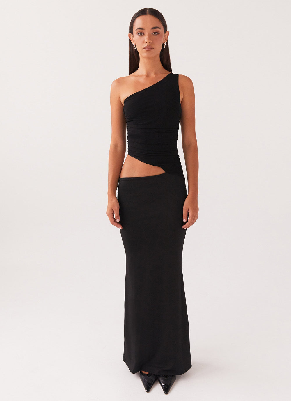Leniora One Shoulder Maxi Dress