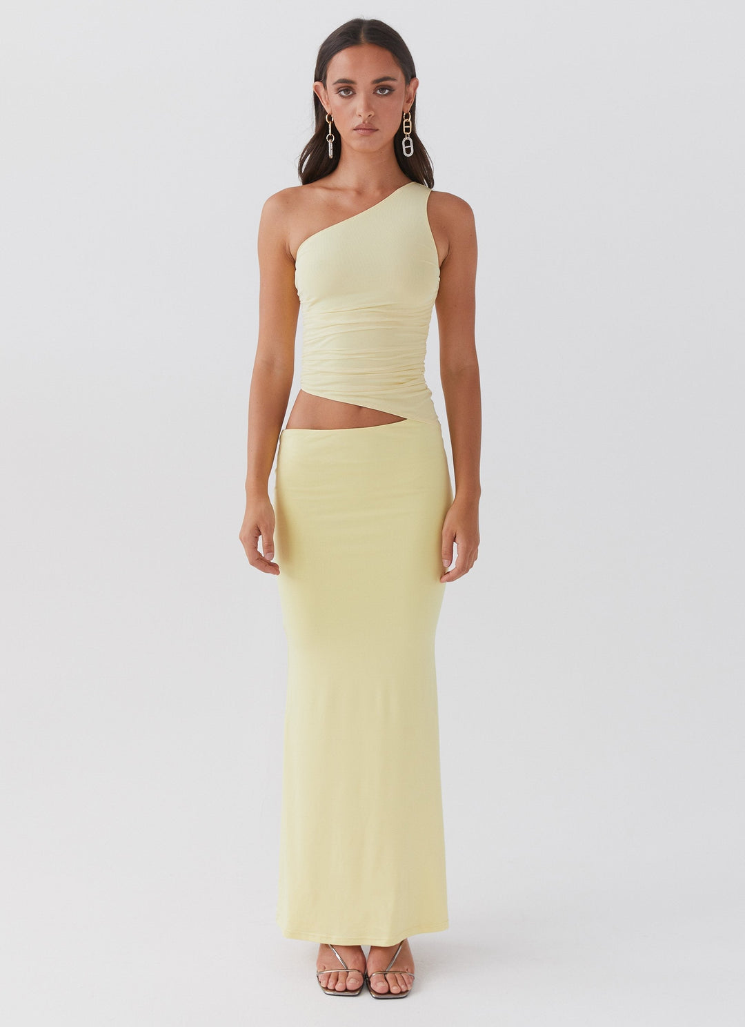 Leniora One Shoulder Maxi Dress