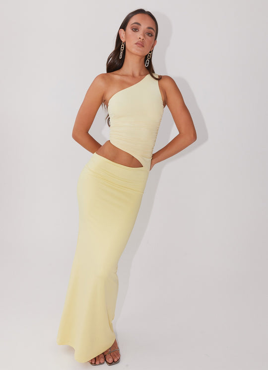 Leniora One Shoulder Maxi Dress