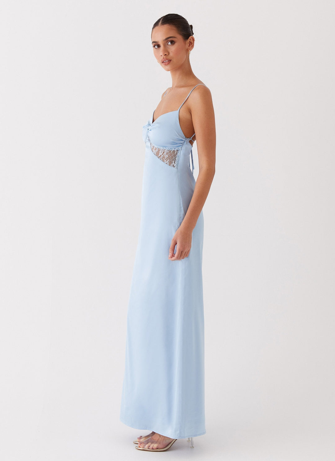 Lola Satin Lace Dress