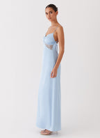 Lola Satin Lace Dress