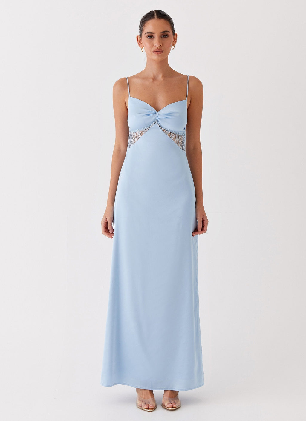 Lola Satin Lace Dress
