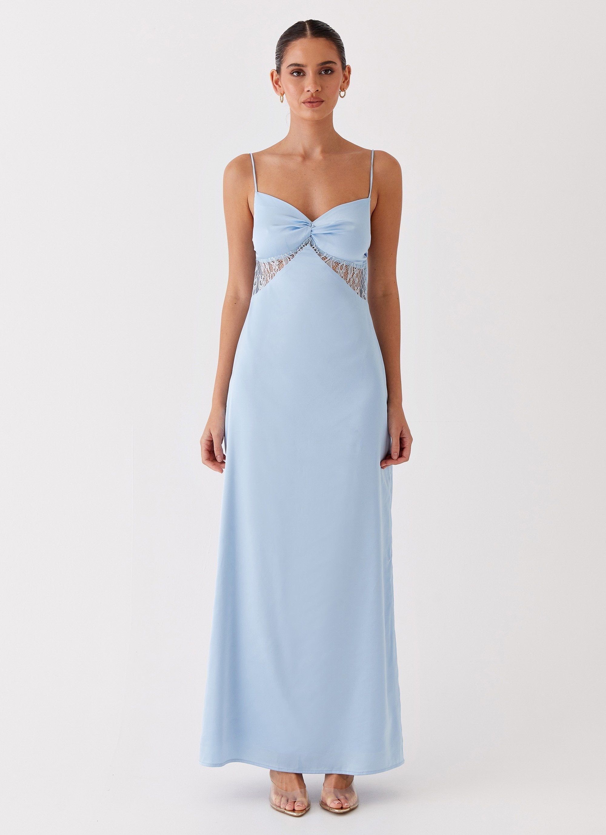 Lola Satin Lace Dress