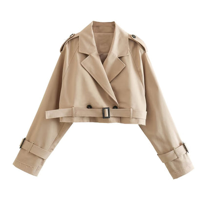 Audrey Cropped Trench Coat™