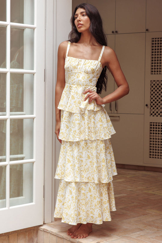 Mathilda Midi Floral Dress