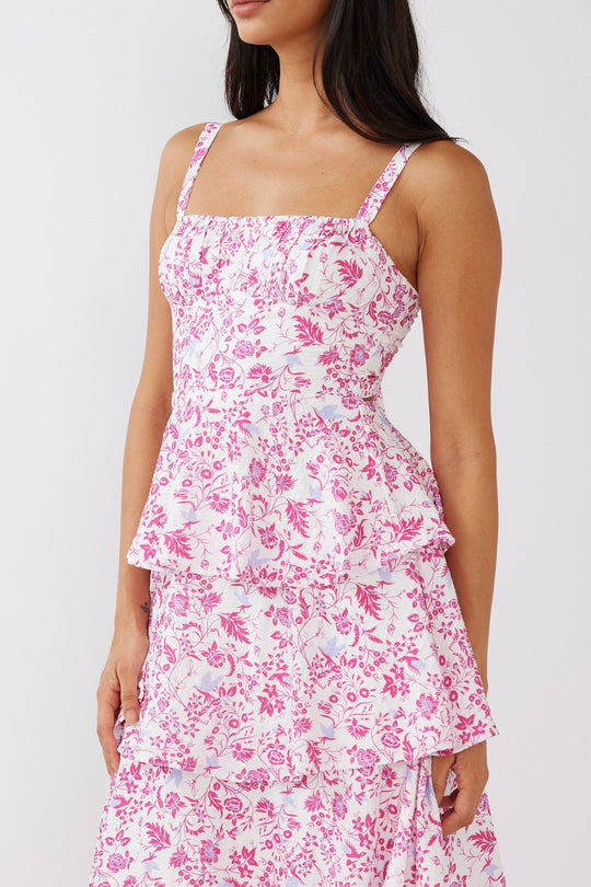 Mathilda Midi Floral Dress