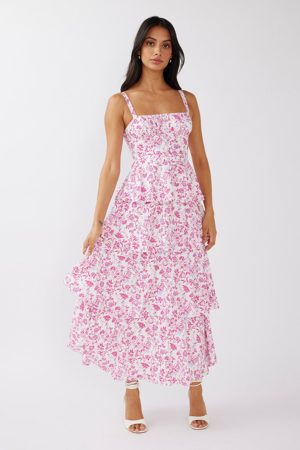 Mathilda Midi Floral Dress