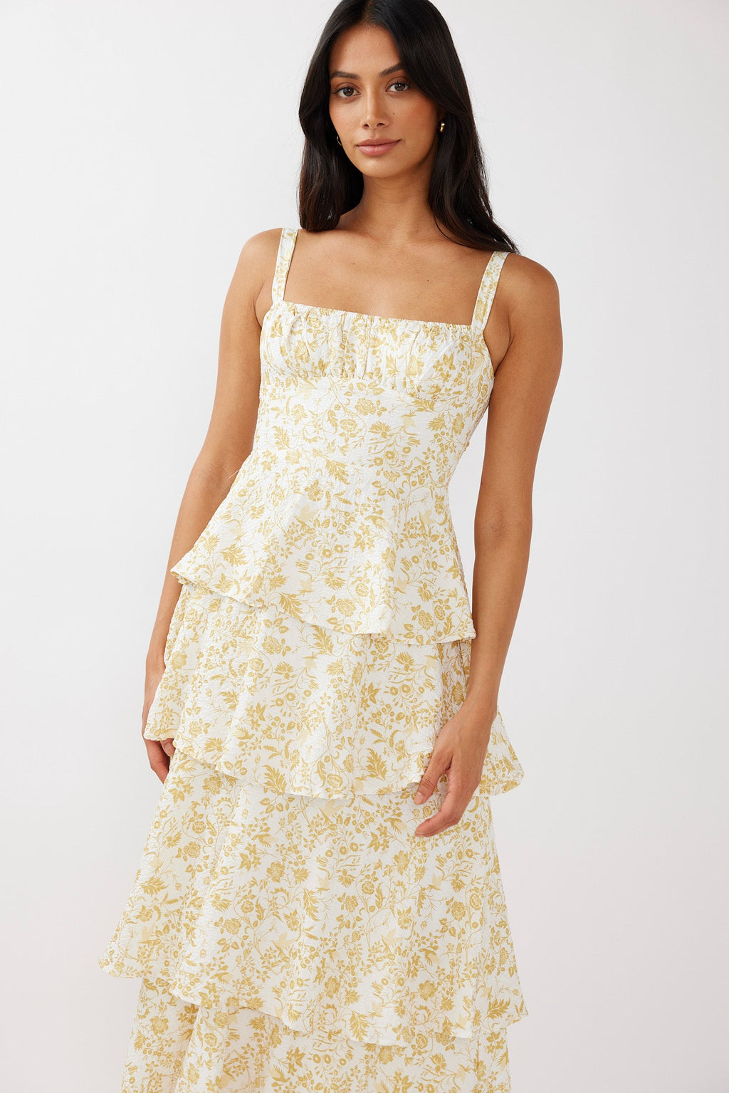 Mathilda Midi Floral Dress