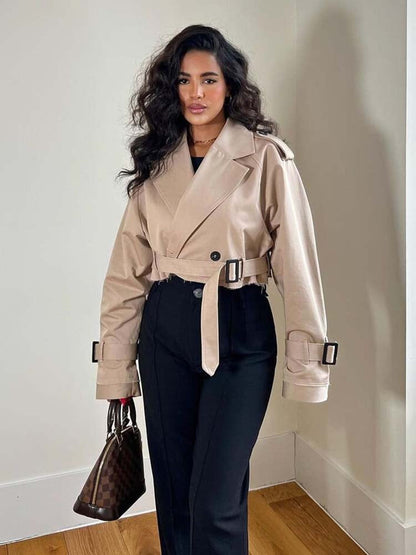 Audrey Cropped Trench Coat™