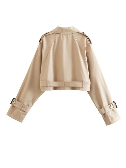 Audrey Cropped Trench Coat™