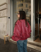 Sammyjane Red Leather Jacket