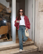 Sammyjane Red Leather Jacket