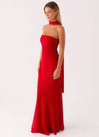 Chelsy Maxi Dress Red