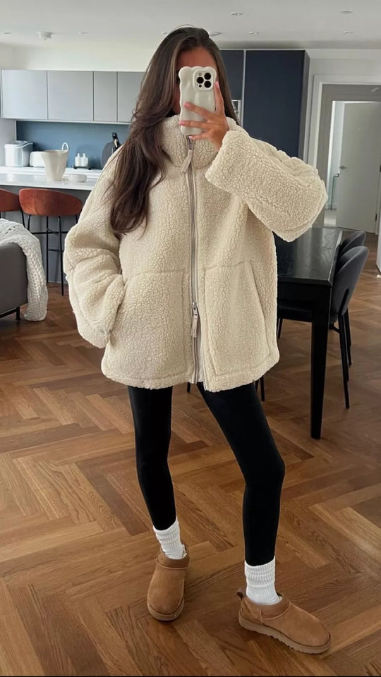 Caroline Teddy Fleece Coat