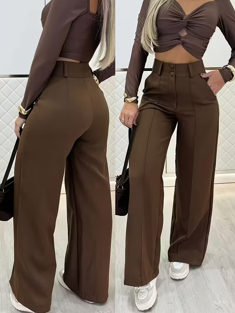 Maya Wide-Leg Pants