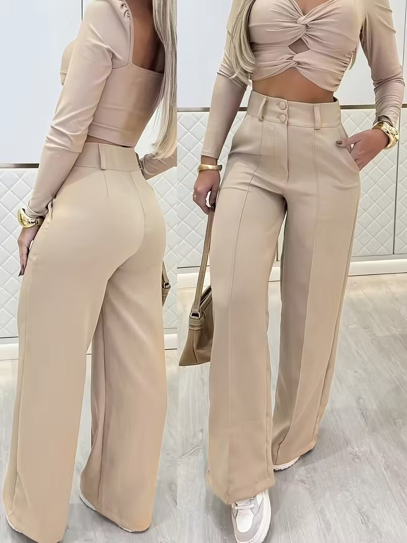 Maya Wide-Leg Pants