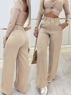Maya Wide-Leg Pants