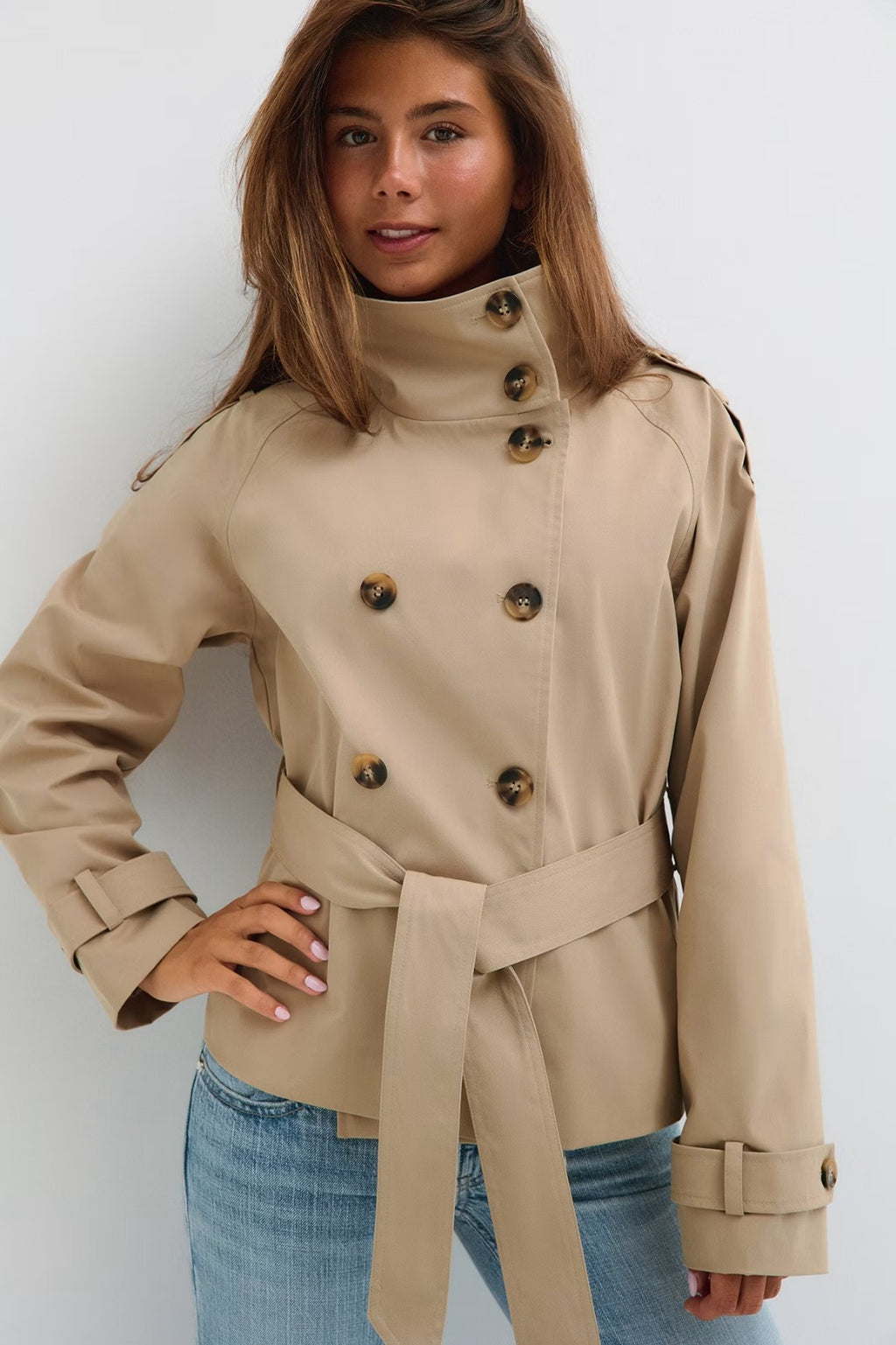 The Sienna Short Trench Coat