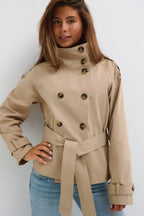 The Sienna Short Trench Coat