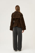 Maraiah Cropped Trench Coat