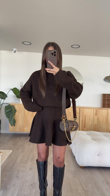 Ilayda Mini Sweater Dress