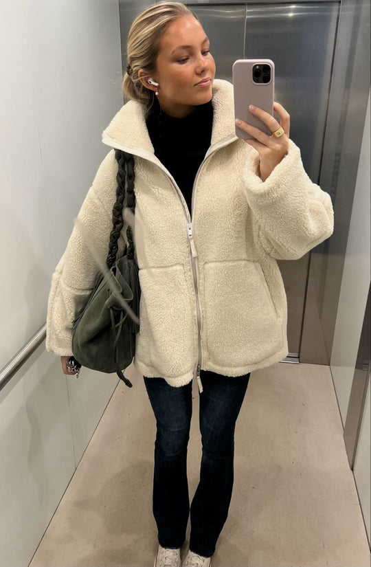 Caroline Teddy Fleece Coat