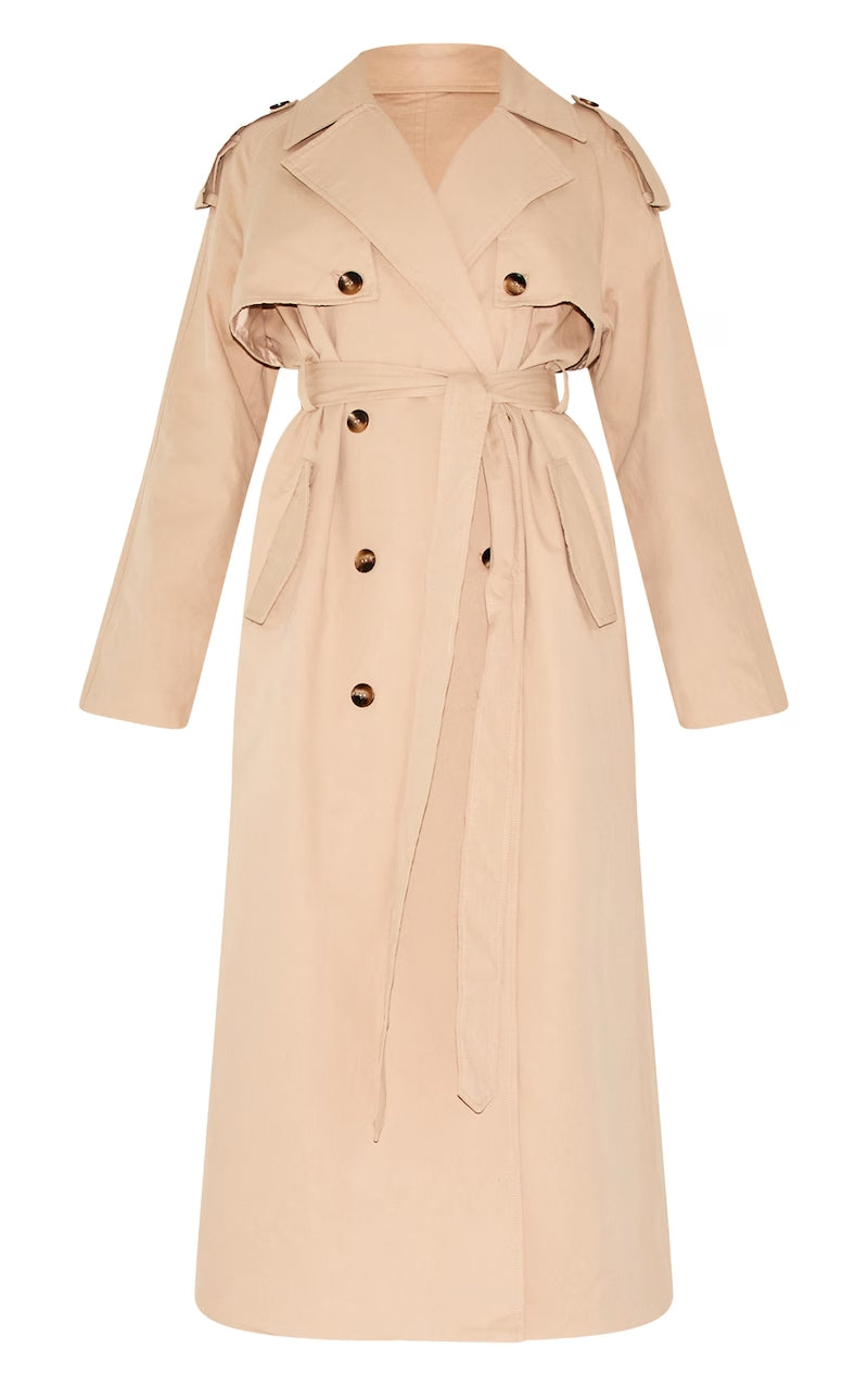 Karina long trench coat