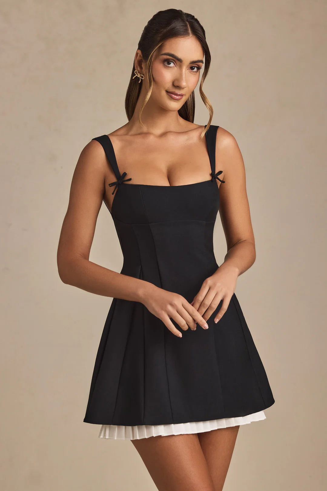 Susan Bow Mini Dress