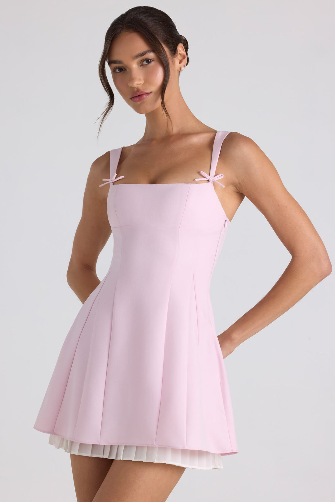 Susan Bow Mini Dress