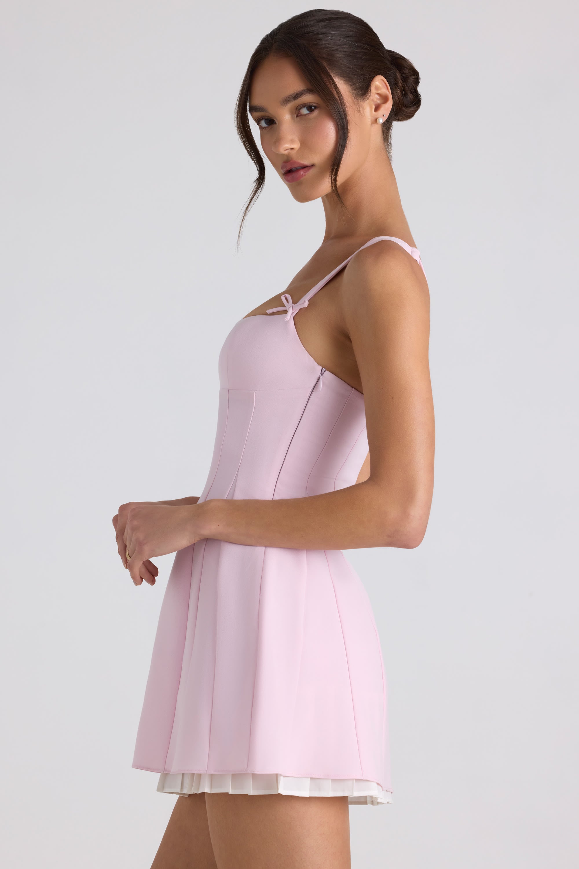 Susan Bow Mini Dress