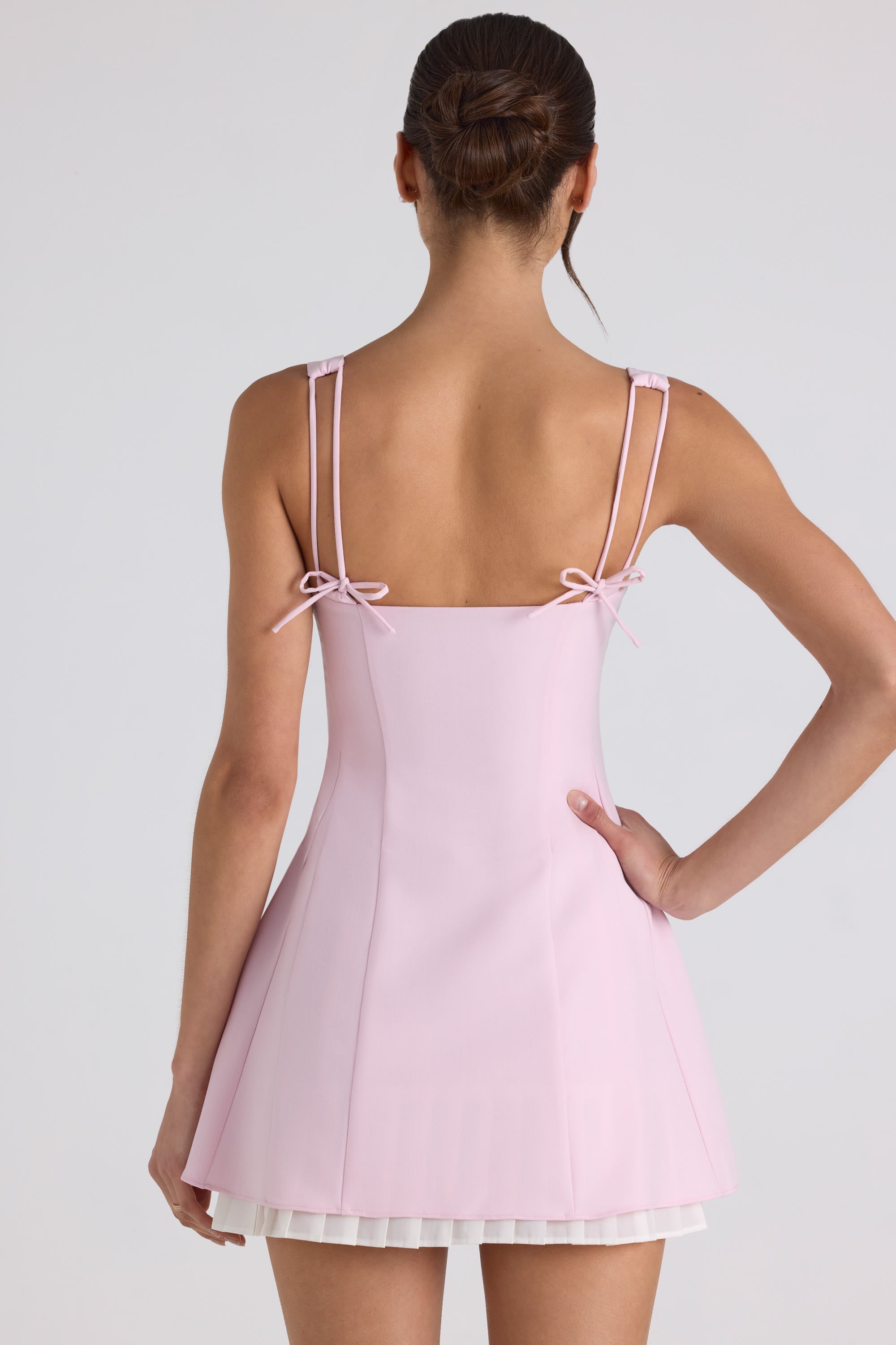Susan Bow Mini Dress