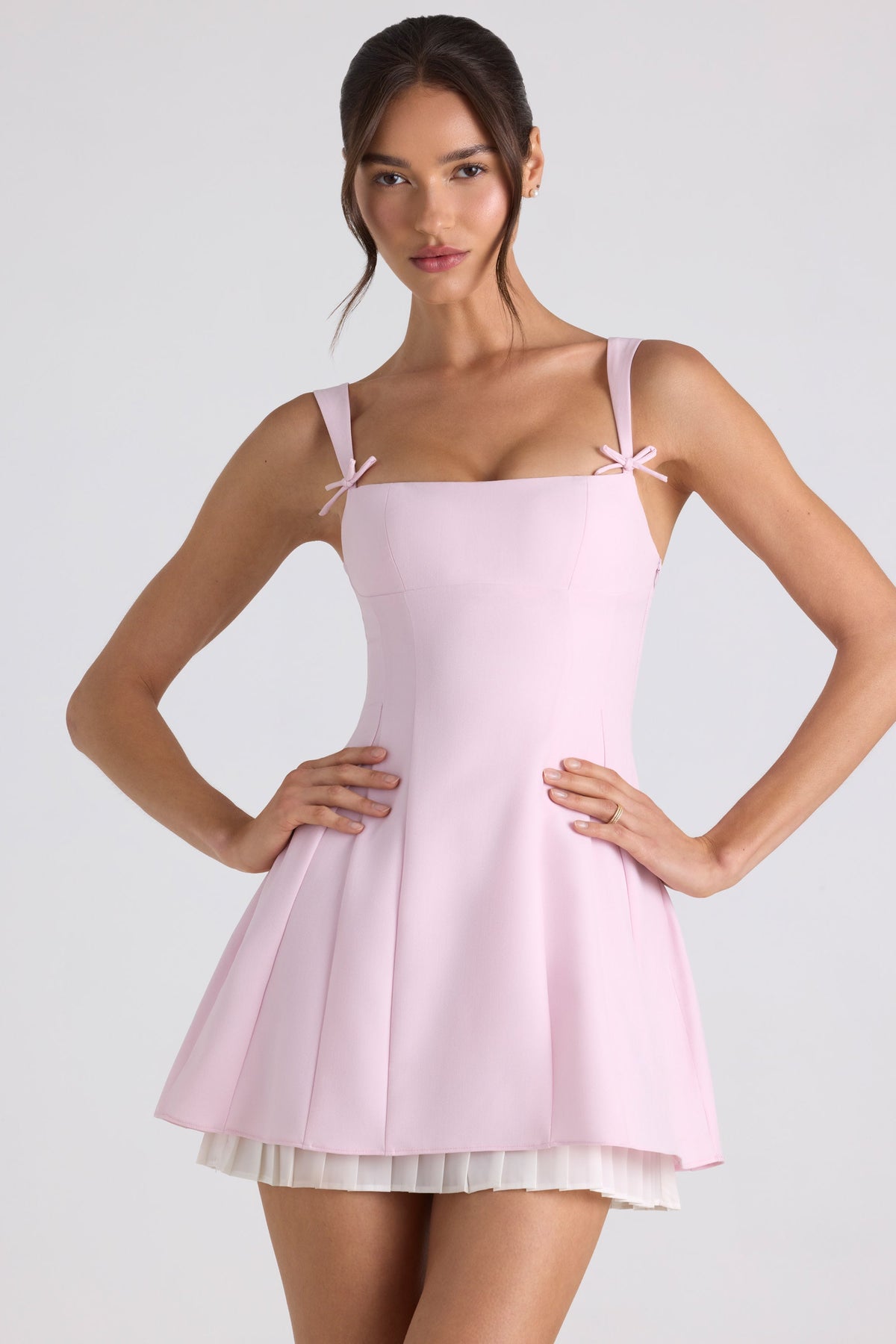 Susan Bow Mini Dress