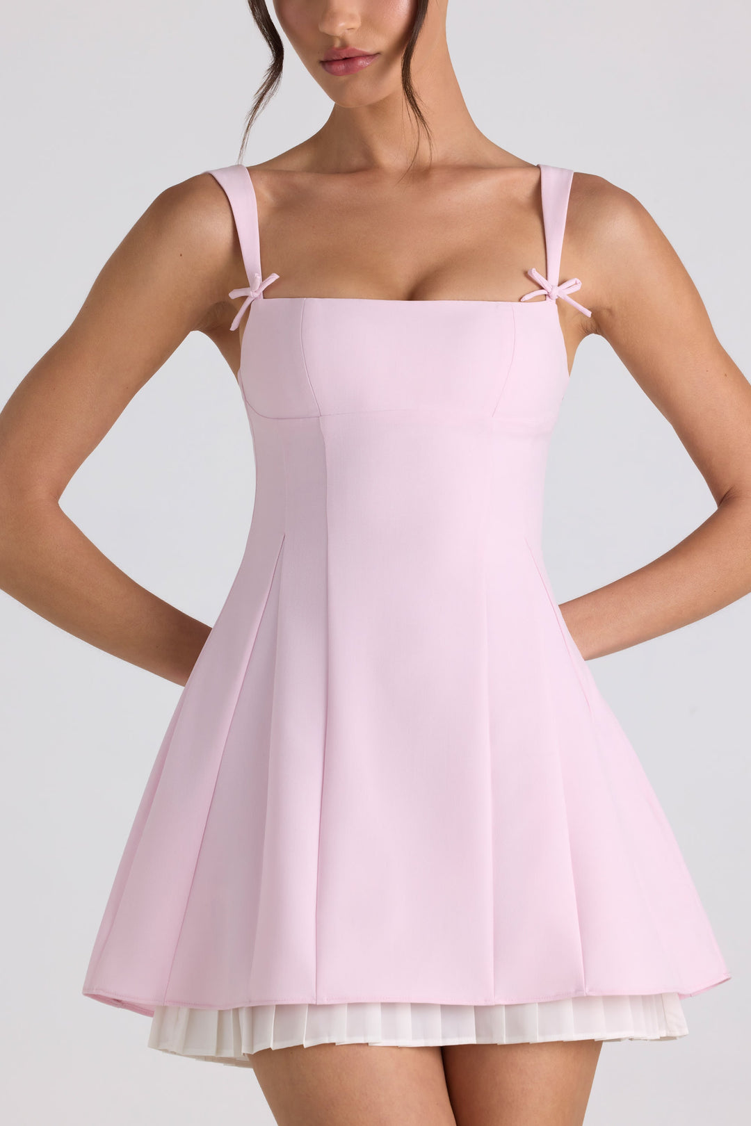 Susan Bow Mini Dress