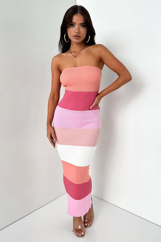 Chloe Maxi Dress - Pink