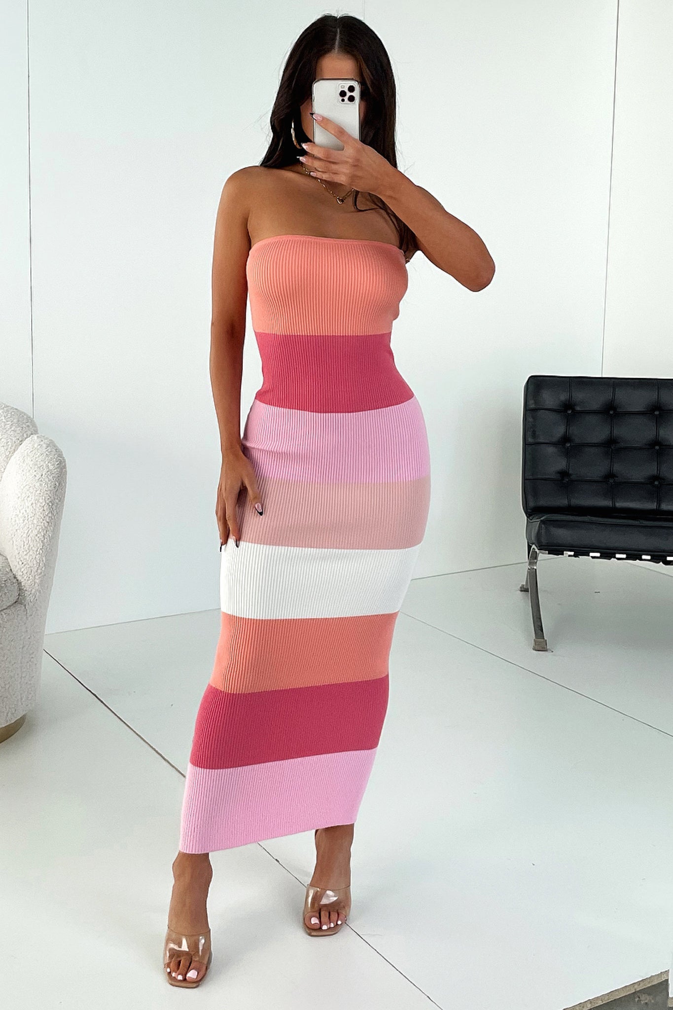 Chloe Maxi Dress - Pink