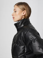 Savannah Black Bomber Coat
